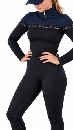 Blouse Salina Performance Navy/black
