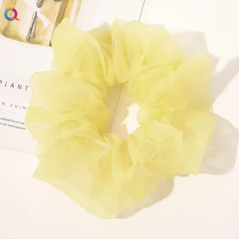 Simple-Style-Solid-Color-Organza-Pleated-Hair-Tie-1-Piece (11)