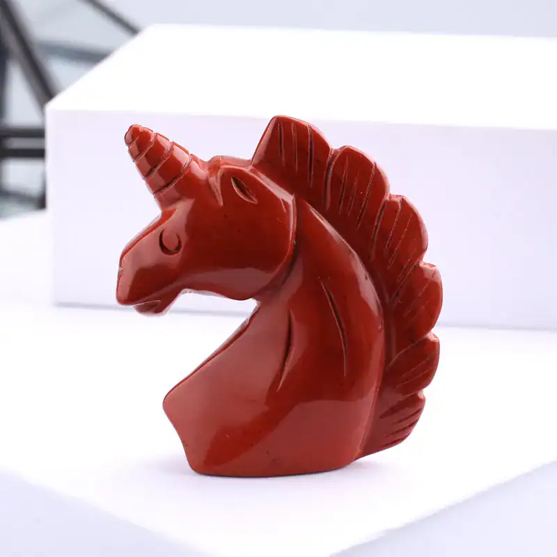Simple-Style-Horse-Gem-Crystal-Ornaments-Artificial-Decorations
