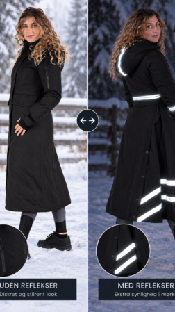 Estrella Elite Long Winter Jacket Black