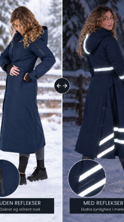 Estrella Elite Long Winter Jacket Dark Navy