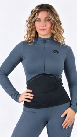 Blouse X-Baselayer Black/Grey