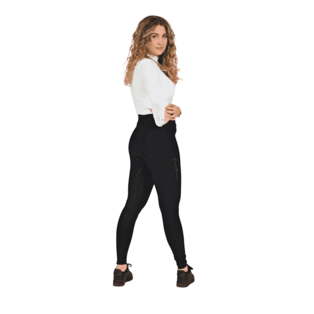 Tights Salina X-Performance 2.0 – black riding tights with belt loops