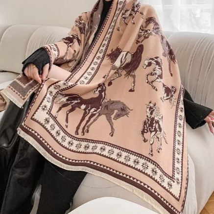 Cashmere tørklæde Baldu - Billede 3