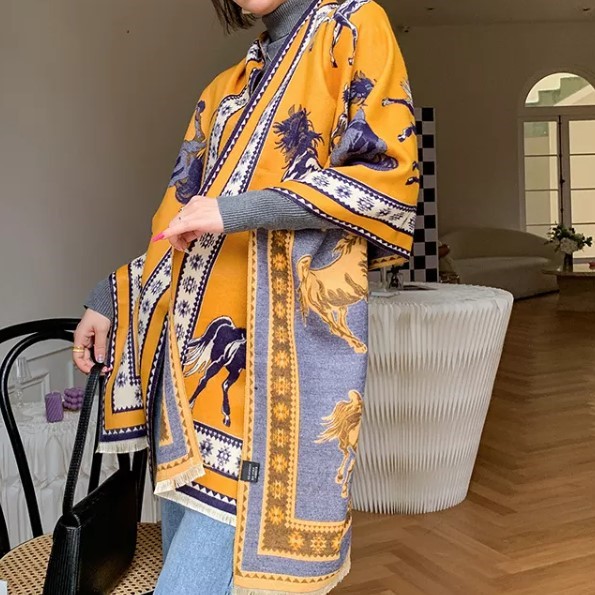 Cashmere tørklæde Baldu - Billede 4