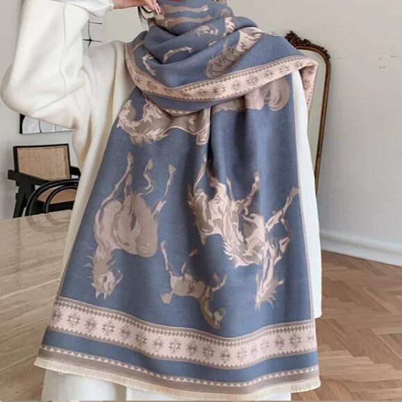 Cashmere tørklæde Baldu - Billede 5