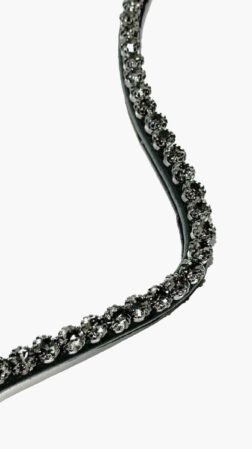 Headband Grey Rock 8 mm Dark Brown