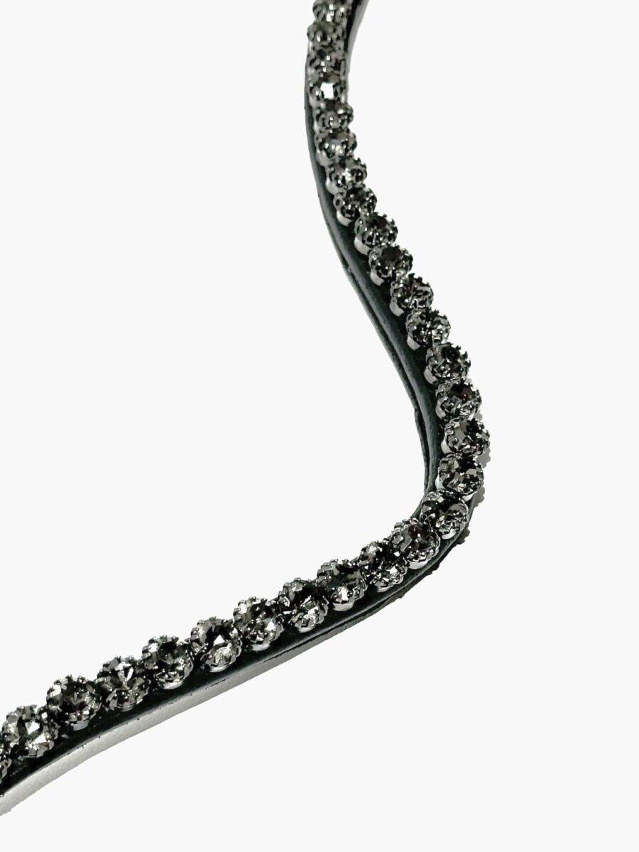 Headband Grey Rock 8 mm Dark Brown