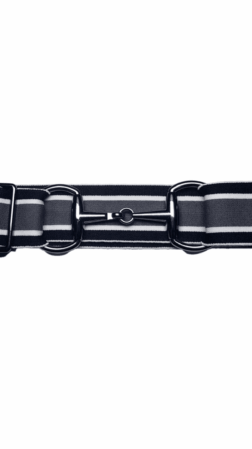 Bridon II belt black white grey gunmetal 4 cm