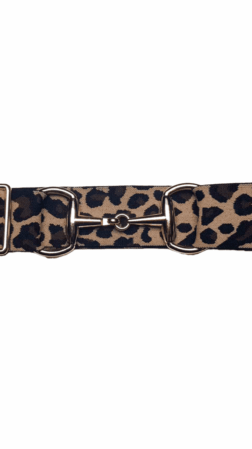 Bridon II belt leopard gold 4 cm