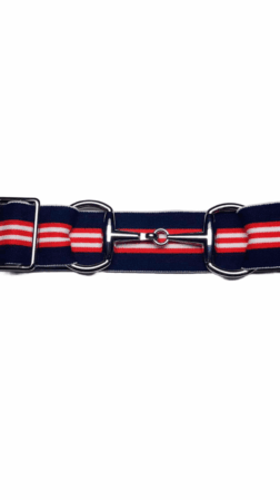 Bridon II belt navy red white silver 4cm