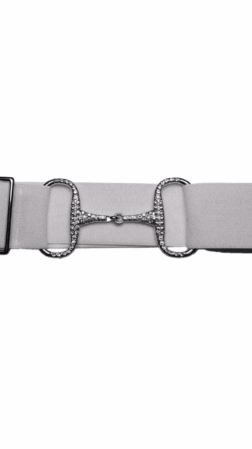 Bridon II belt white glitter rhinestone 5cm