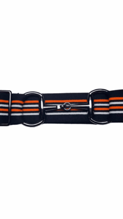 Bridon II belt black white orange gunmetal 4cm