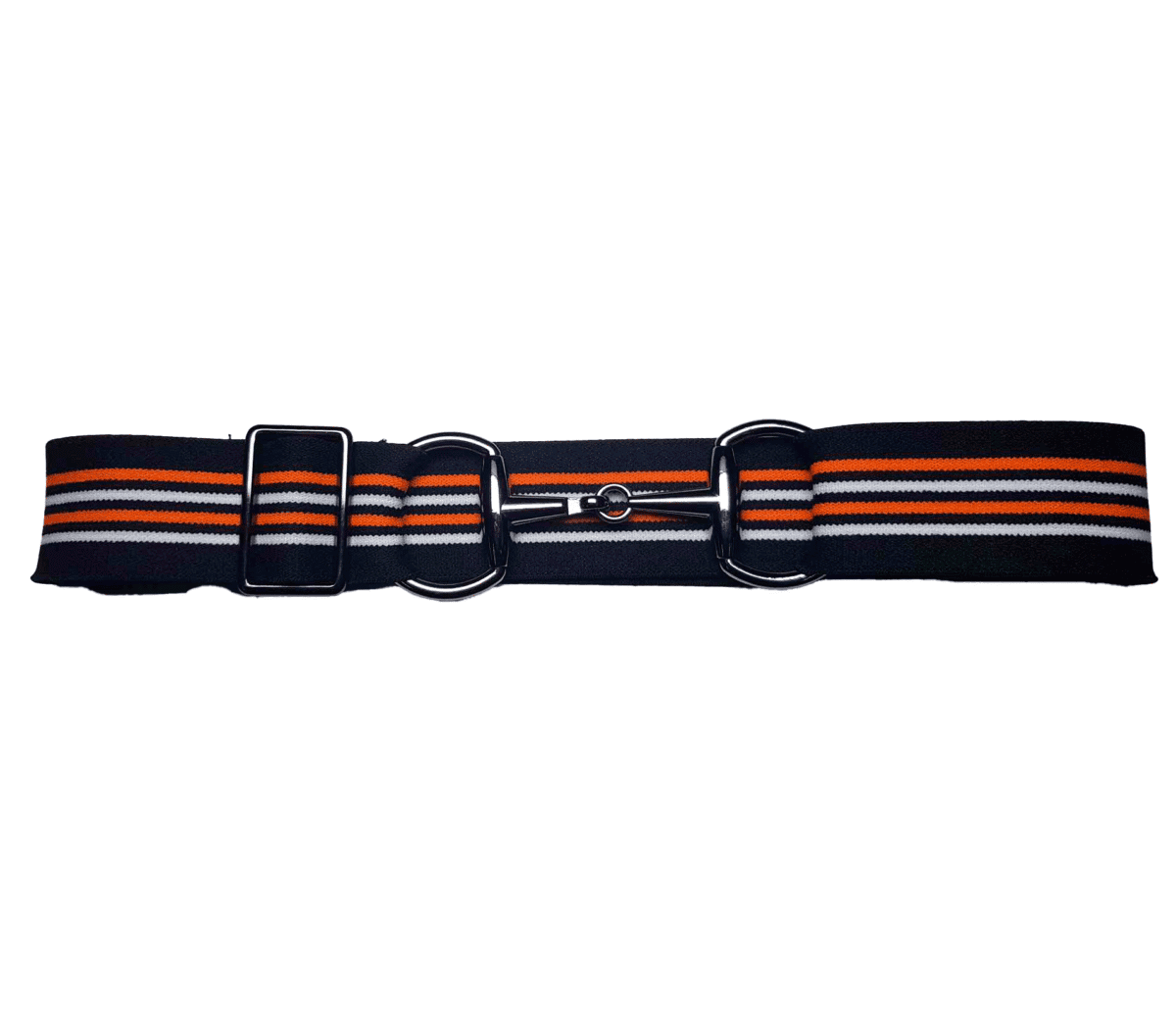 Bridon II belt black white orange gunmetal 4cm