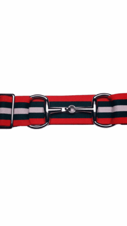 Bridon II belt red green pink 4 cm