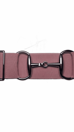 Bridon II belt rose glory silver 5cm