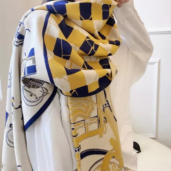 Cashmere scarf Boa - Image 2