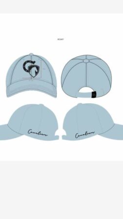 Cap Cavaleros Light blue with light blue glitter