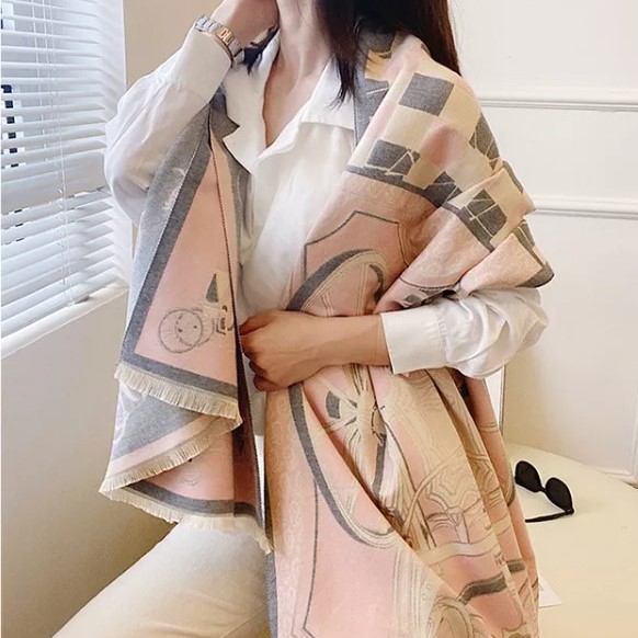 Cashmere scarf Boa - Image 6