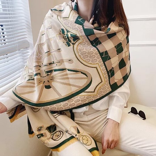 Cashmere scarf Boa - Image 5