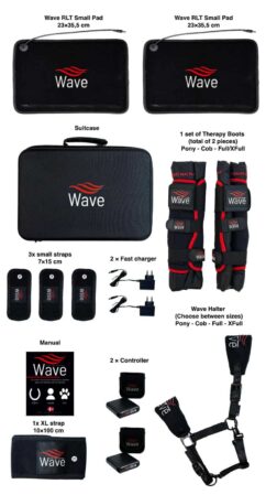 Wave RLT G2 lysterapi - 2 stk Small inkl. gamacher + WAVE Grime til lysterapi