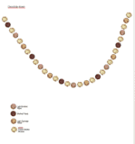 Haarband Chocolate Dream – schwarzes Leder – Bild 2