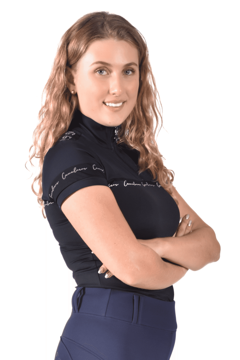 Blouse Salina Performance Short Sleeve - black/black