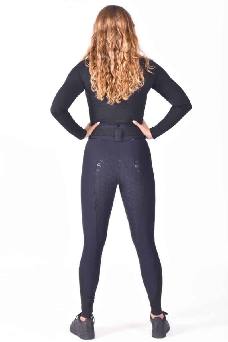 Reithose Belica Schwarz - Bild 6