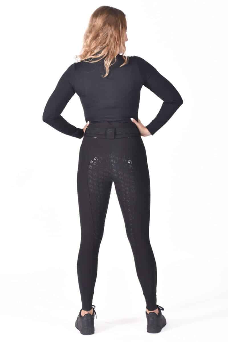 Reithose Belica Schwarz - Bild 9