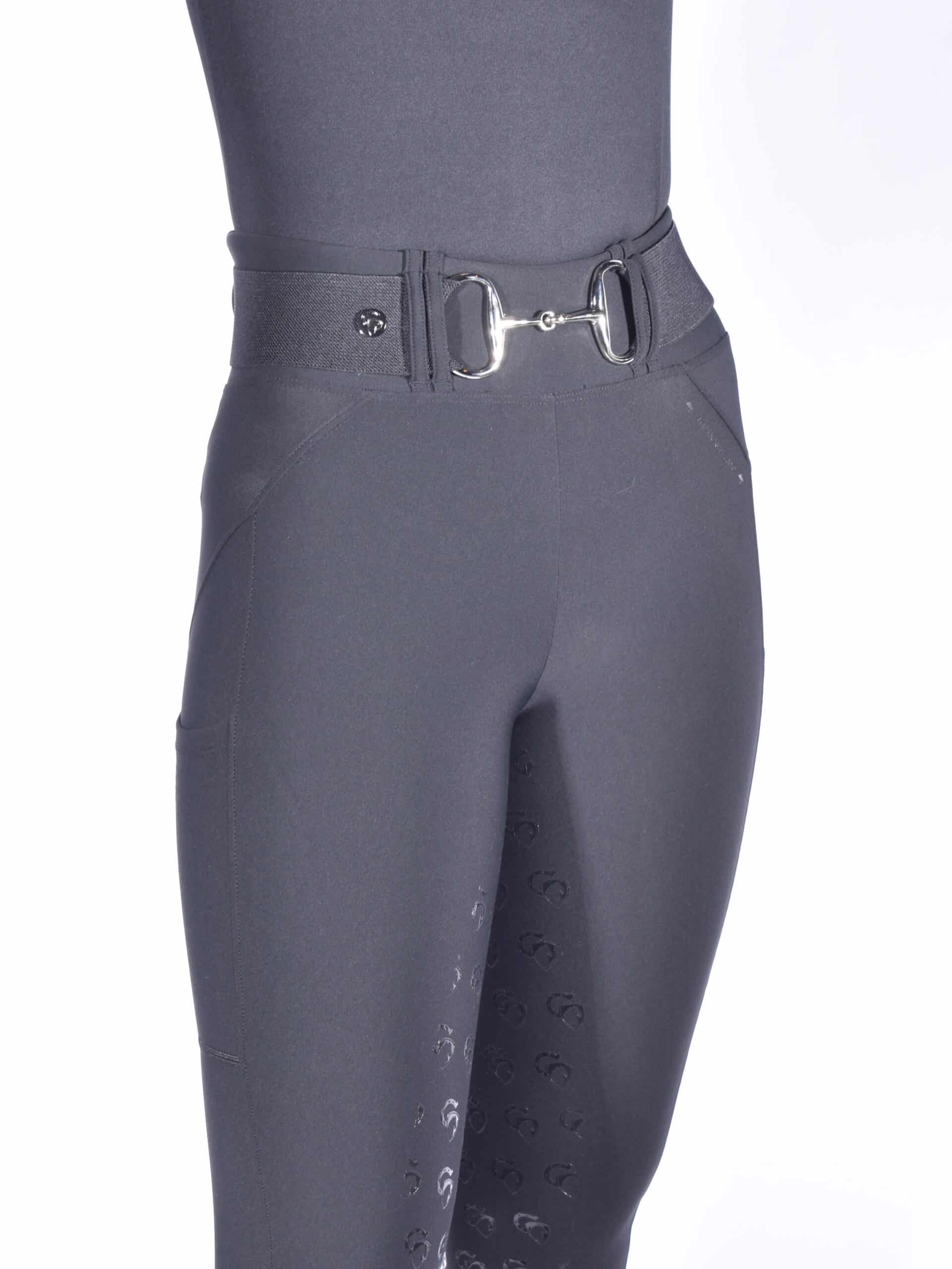 Bridon II Belt black with silver bit - Image 5