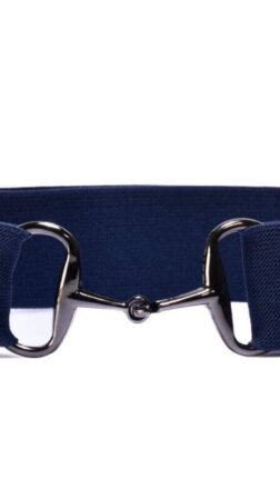 Bridon Belt dark navy with gunmetal bit