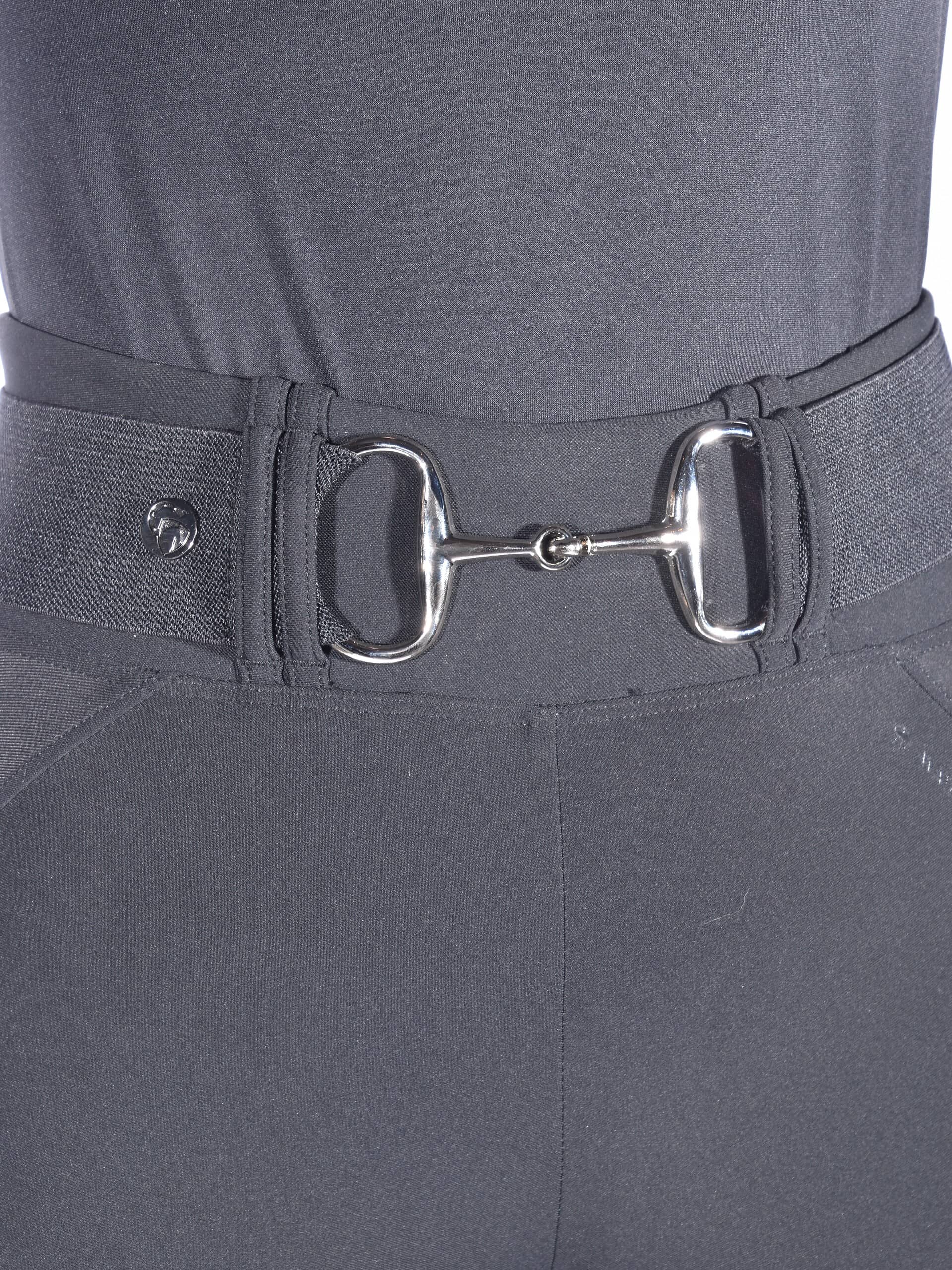 Bridon II Belt black with silver bit - Picture 3