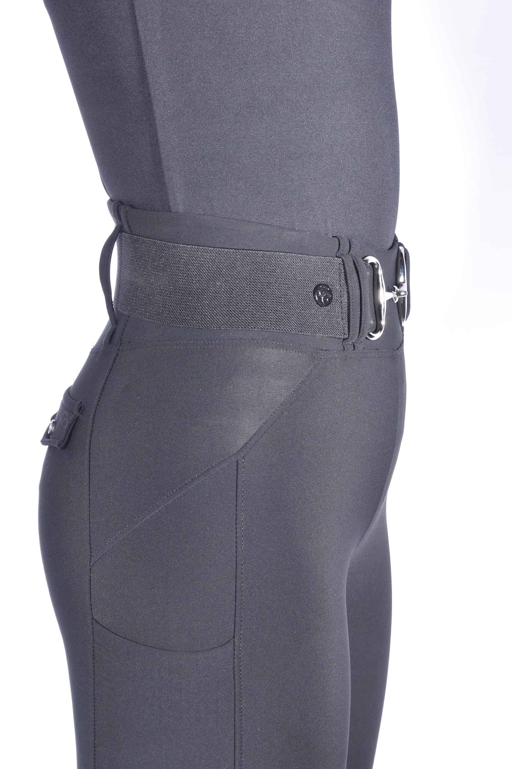 Bridon II Belt black with silver bit - Picture 2