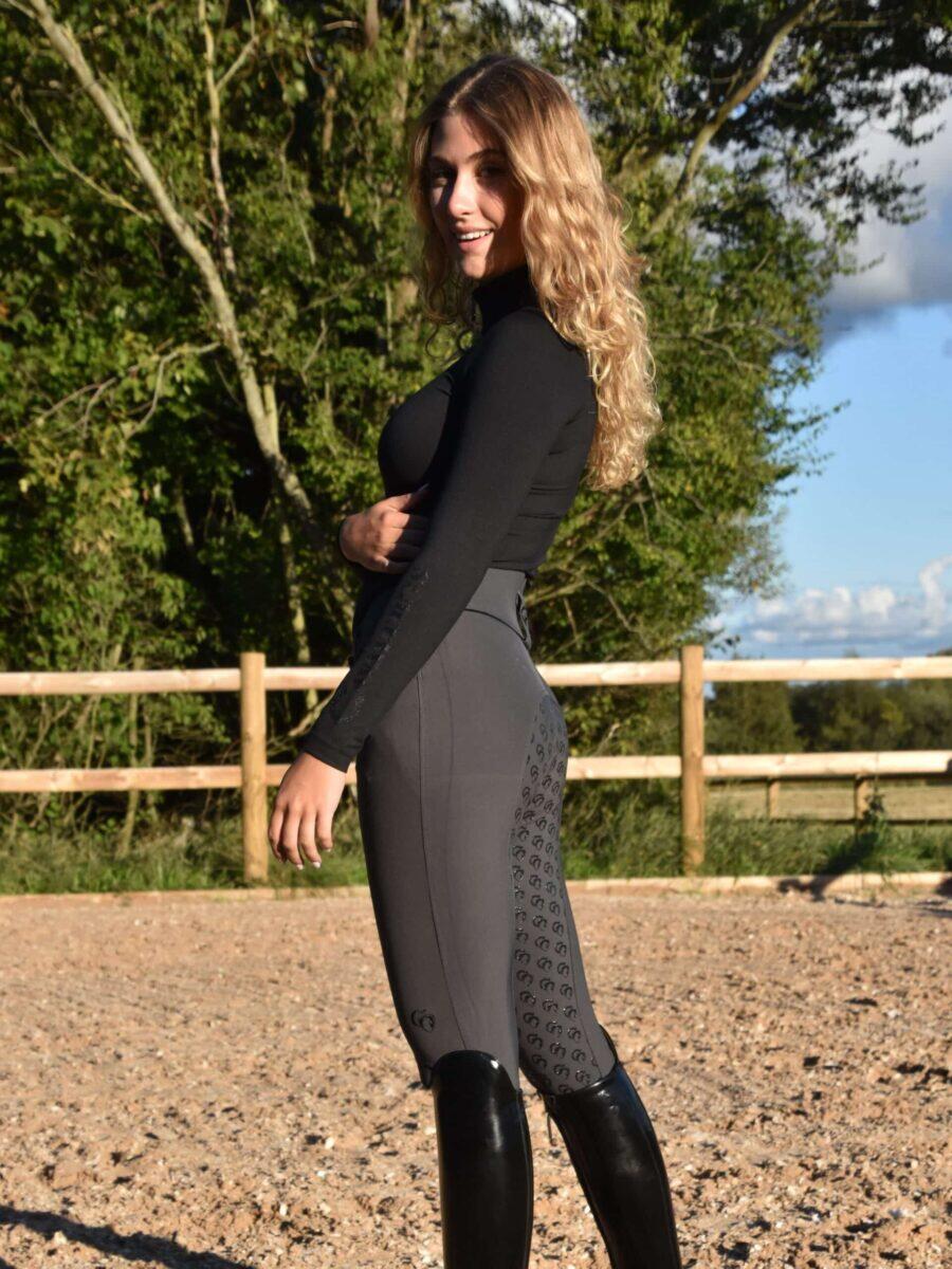 Reithose Belica Schwarz - Bild 28