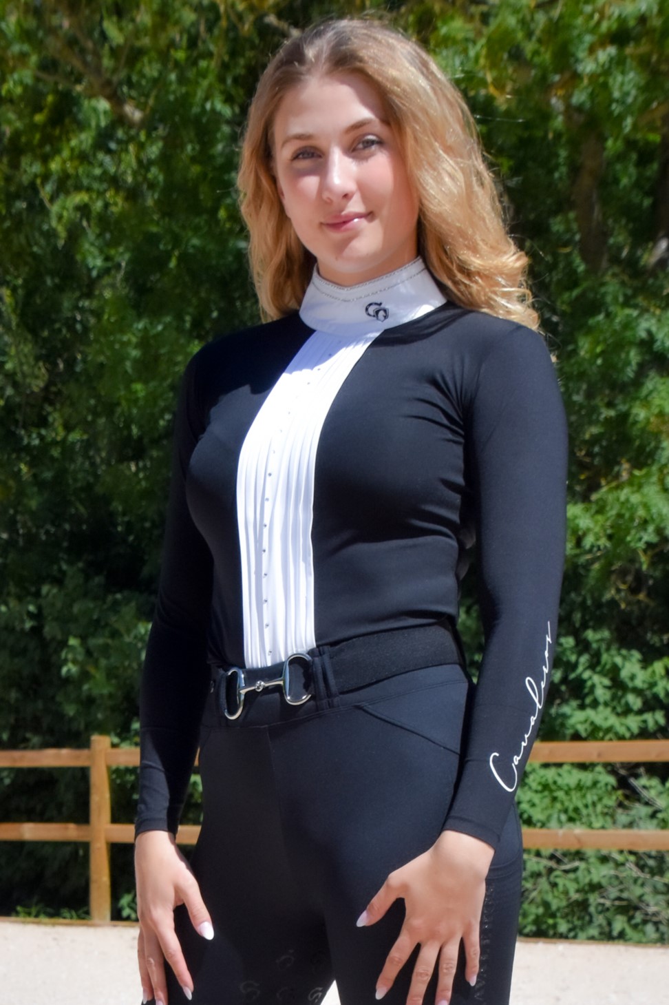 Blouse Dulce black long sleeve - Image 6