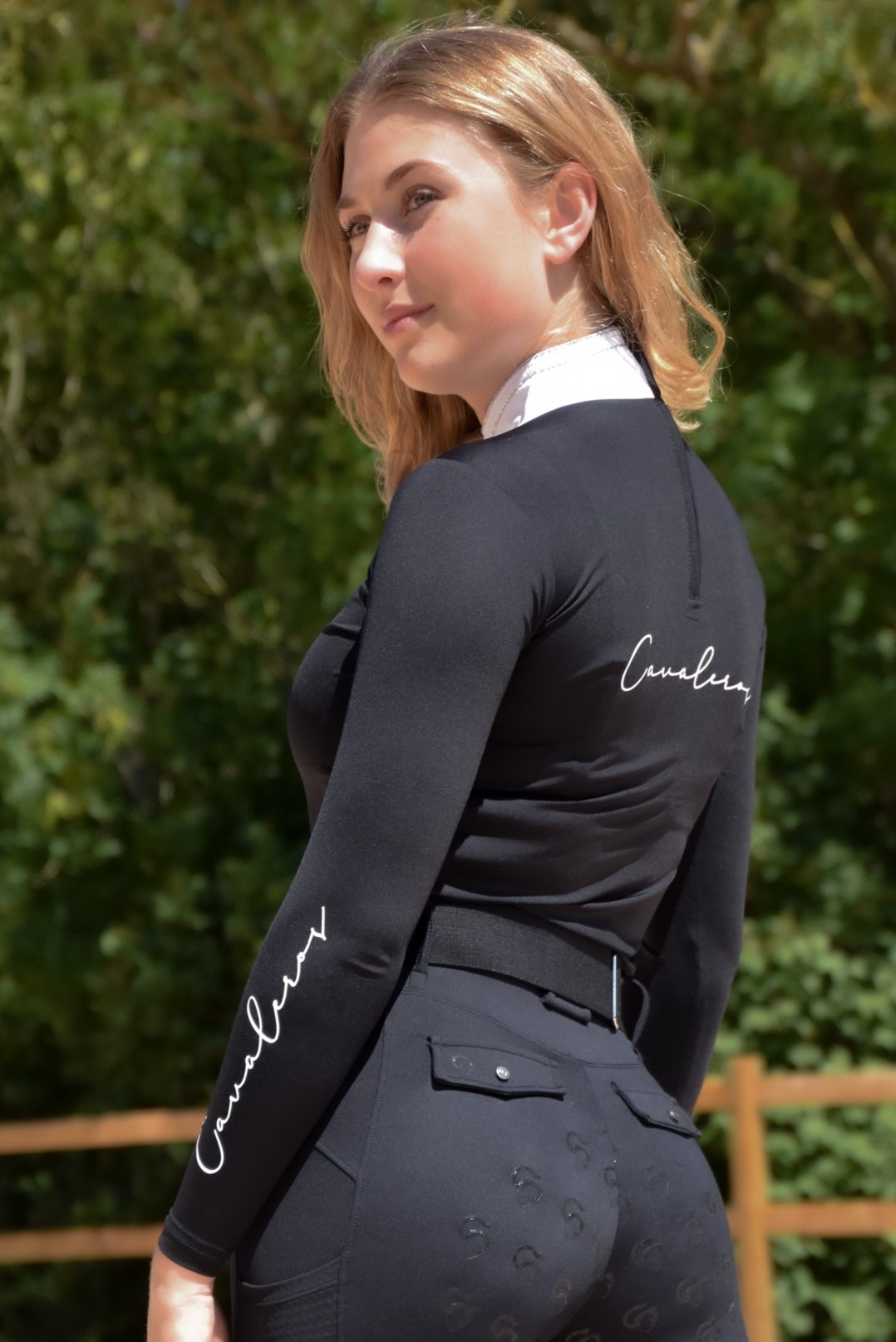 Blouse Dulce black long sleeve - Picture 7