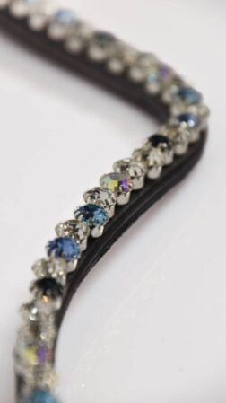 Headband Icy Mountain - Black leather