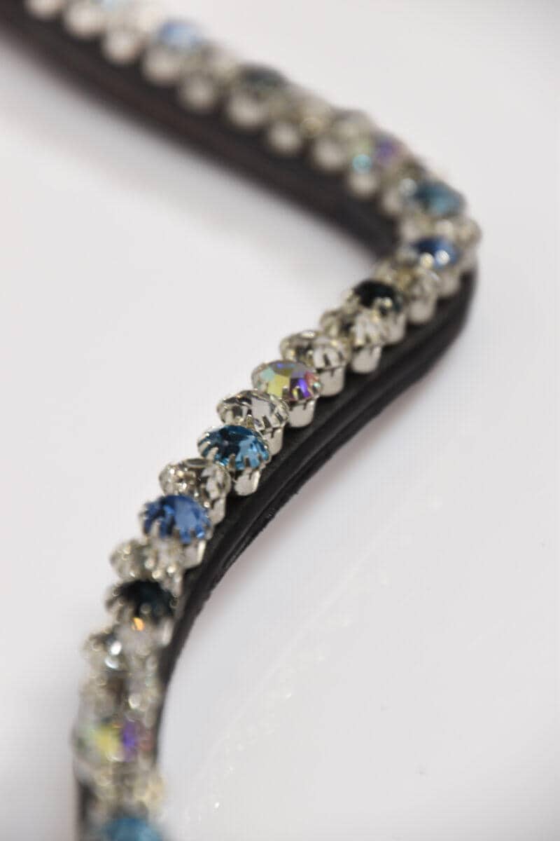 Headband Icy Mountain - Black leather