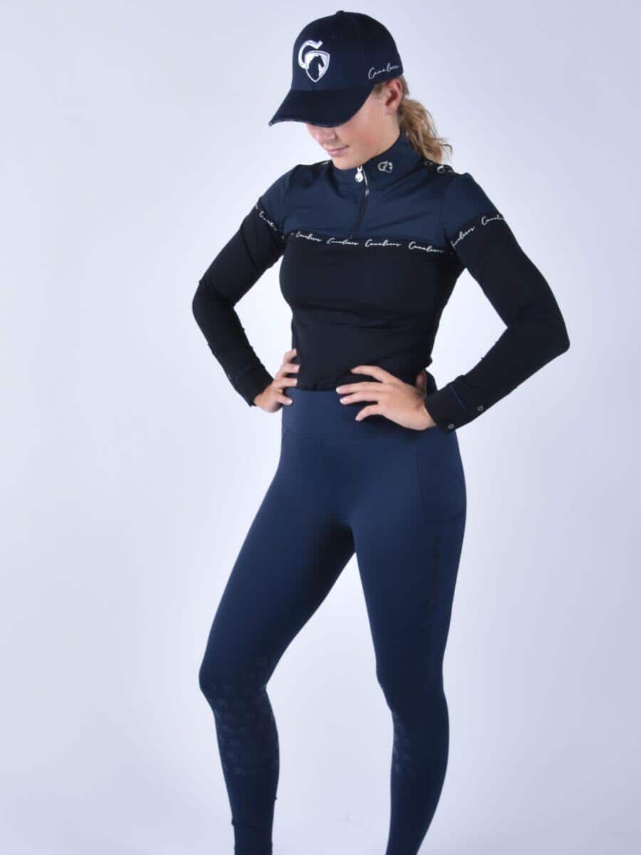 Blouse Salina Performance Navy/black - Image 3
