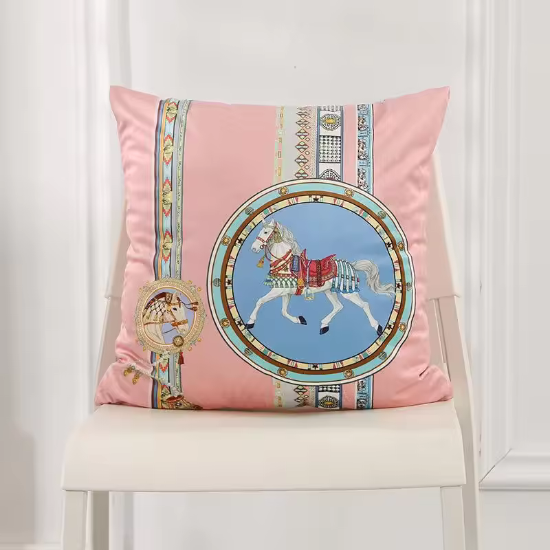 Cushion Velour Alexandria Horses - Image 3