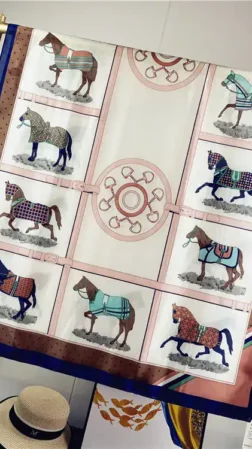 Scarf Hold your horses pink