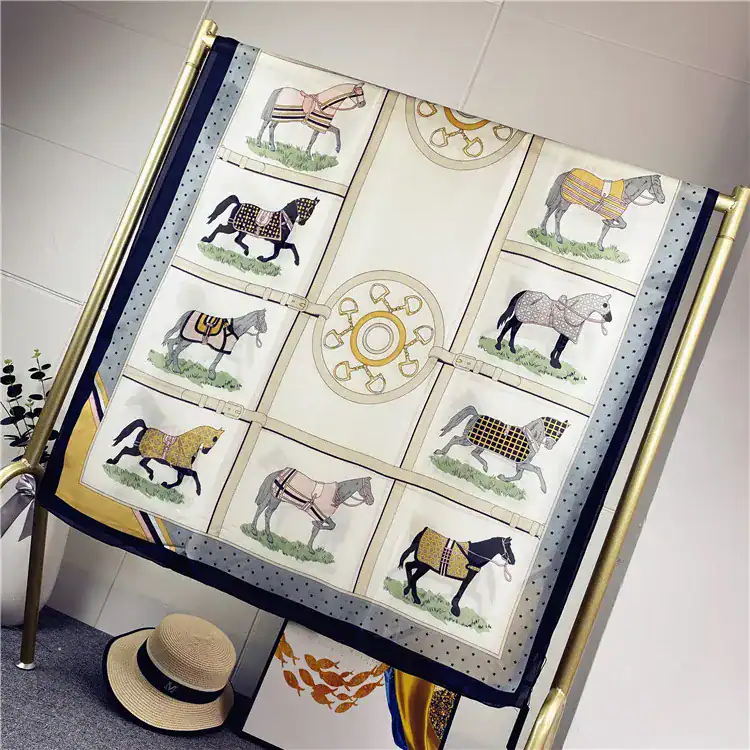 Scarf Hold your horses Beige