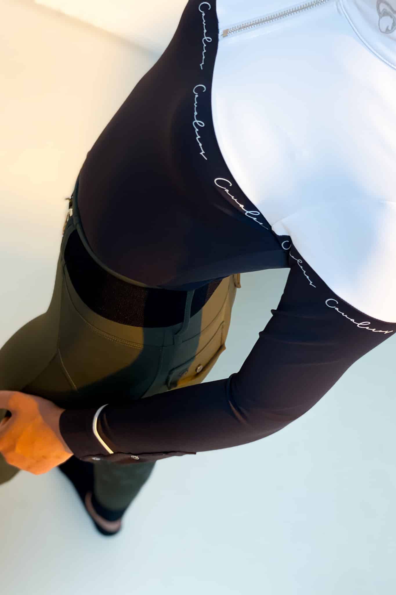 Blouse Salina Performance WHITE/GREY - Image 8