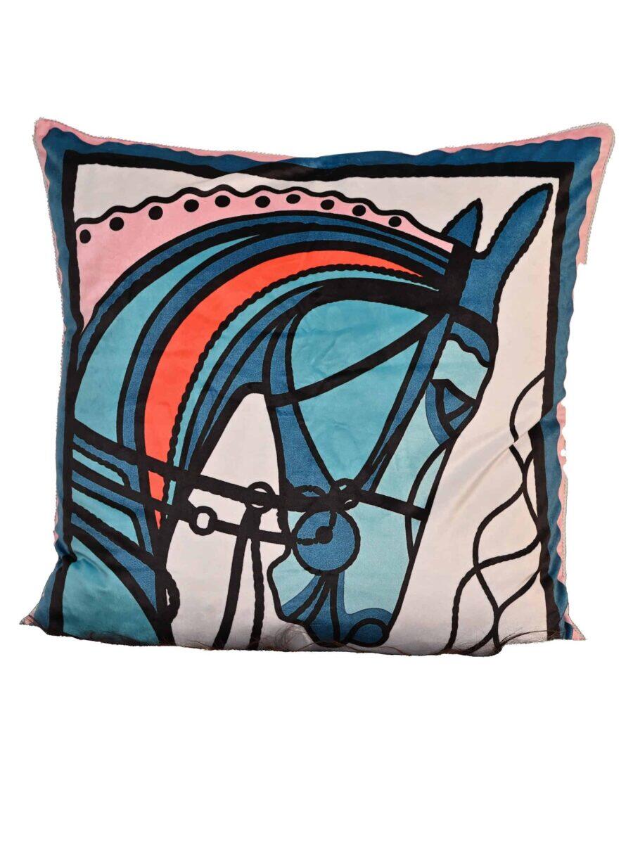 Cushion Velour Lisbon Horses - Image 4