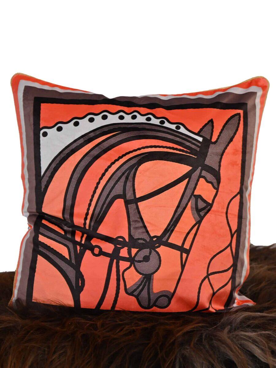 Cushion Velour Lisbon Horses