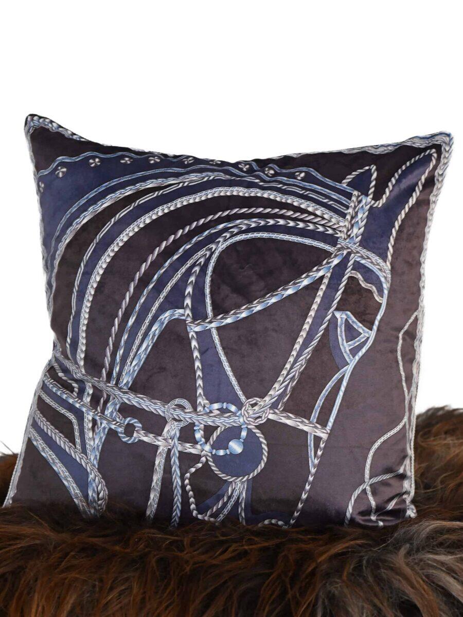Cushion Velour Lisbon Horses - Image 3