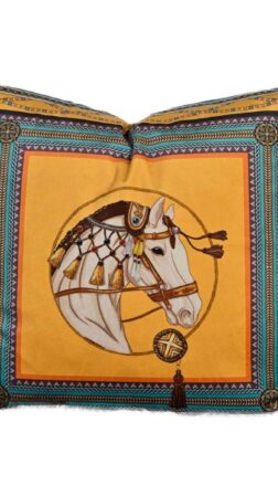 Cushion Velour Luxor Horses