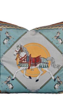 Cushion Velour Cairo Horses