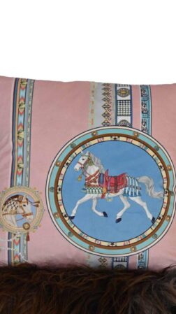 Cushion Velour Alexandria Horses