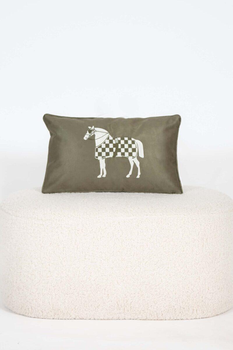 Cushion Equestrian Heritage Green - Image 4